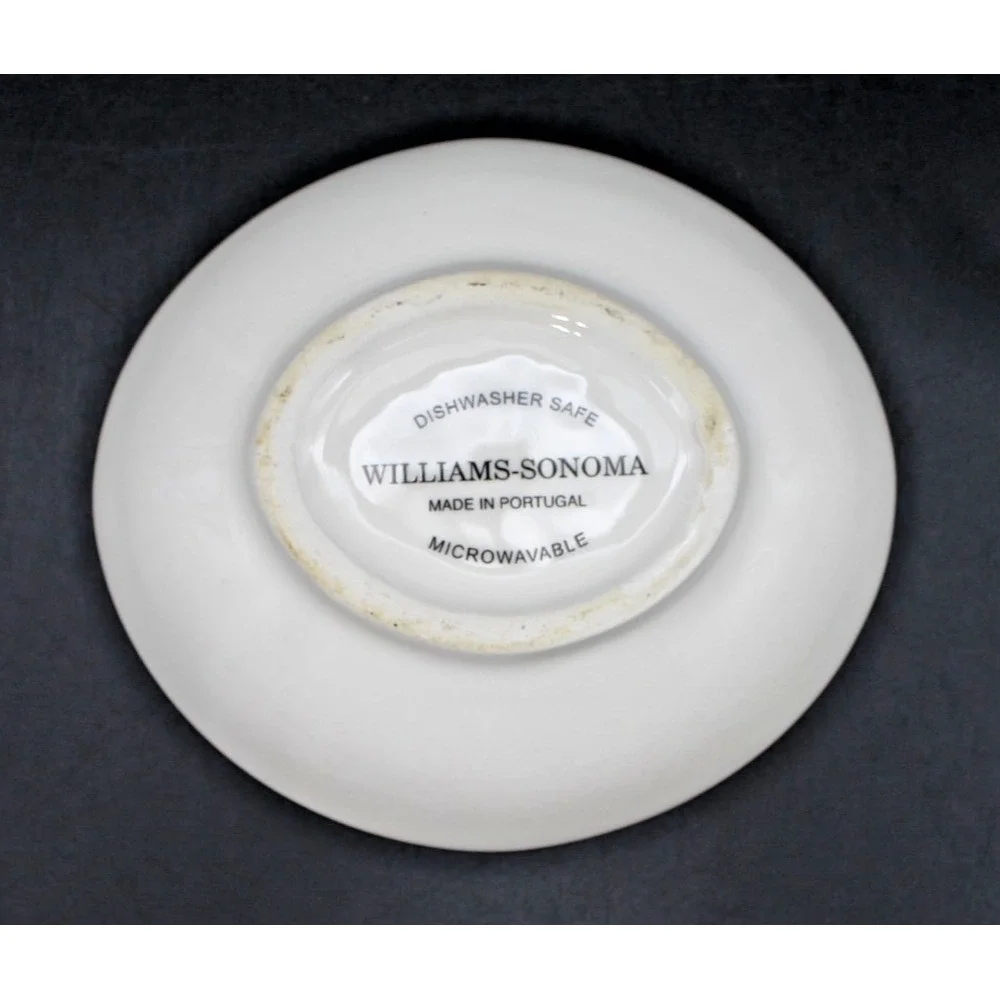 Williams Sonoma Tuscan Villa Plate Set 3 Portugal Hand Painted Style